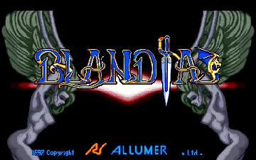 Blandia screen shot title